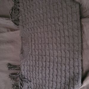 Black fringe sweater